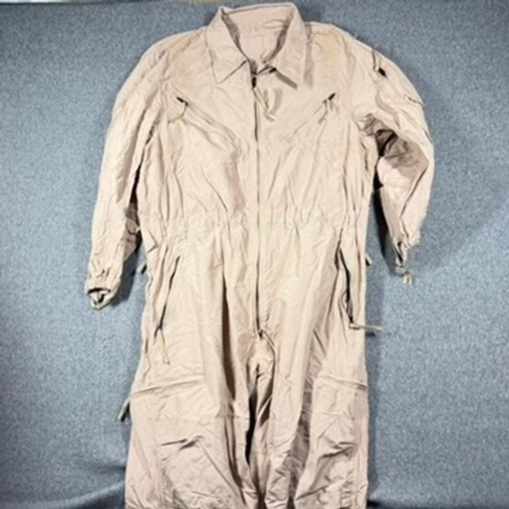 Carter Industries Combat Vehicle Crewman Coveralls Tan Aramid XL Short Military